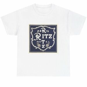 Ritz Paris Graphic Tee • Vintage Aesthetic • Parisian Chic ( New)